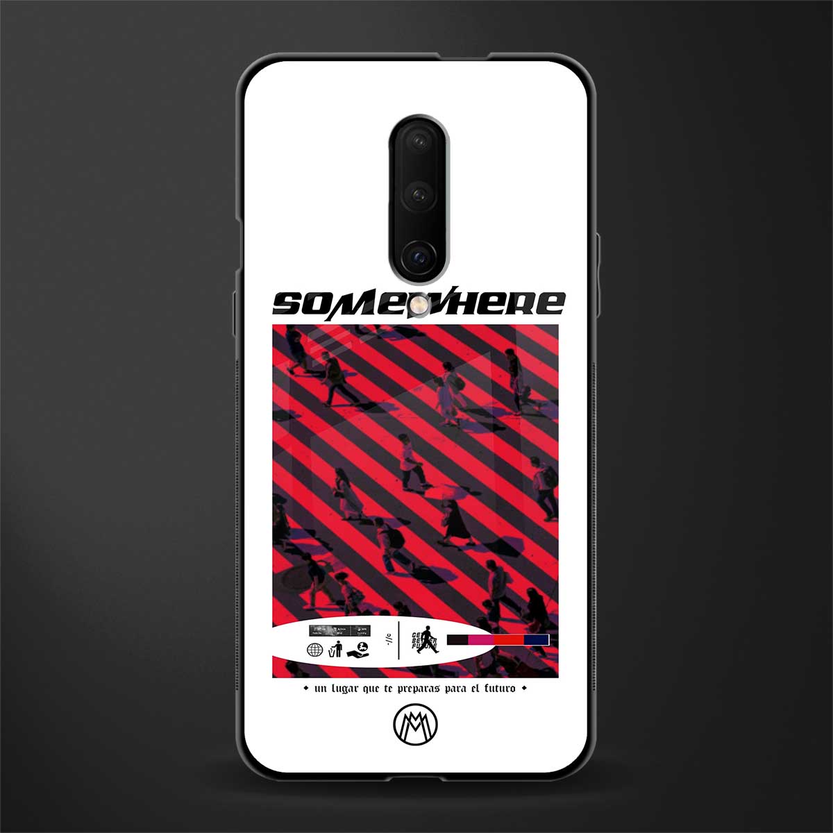 somewhere on the planet glass case for oneplus 7 pro image
