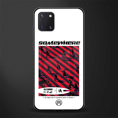 somewhere on the planet glass case for samsung a81 image