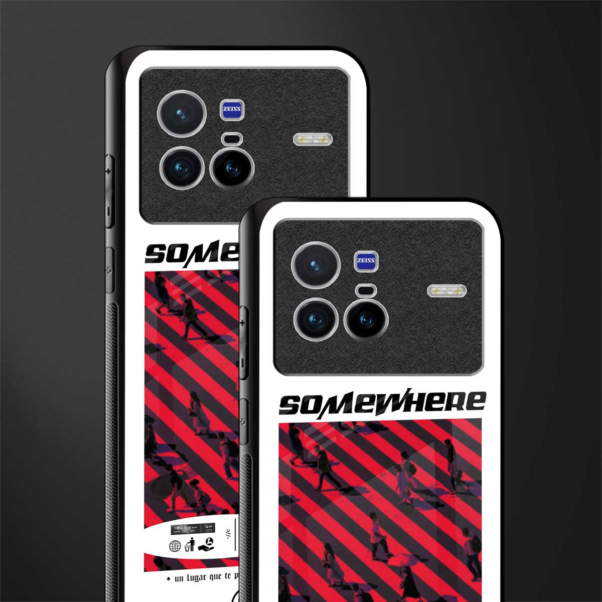 somewhere on the planet glass case for vivo x80 image-2