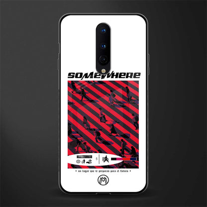 somewhere on the planet glass case for oneplus 8 image
