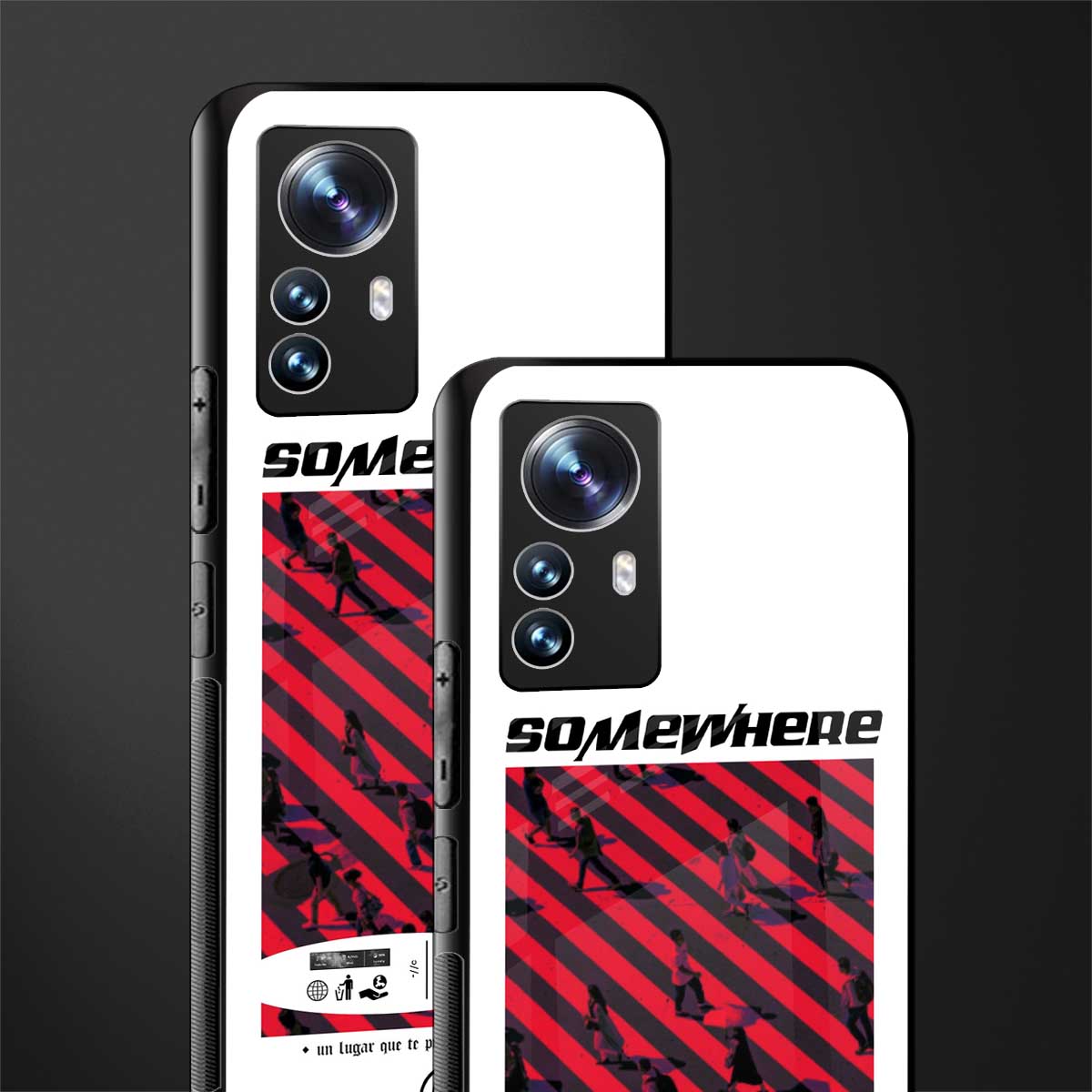 somewhere on the planet back phone cover | glass case for xiaomi 12 pro
