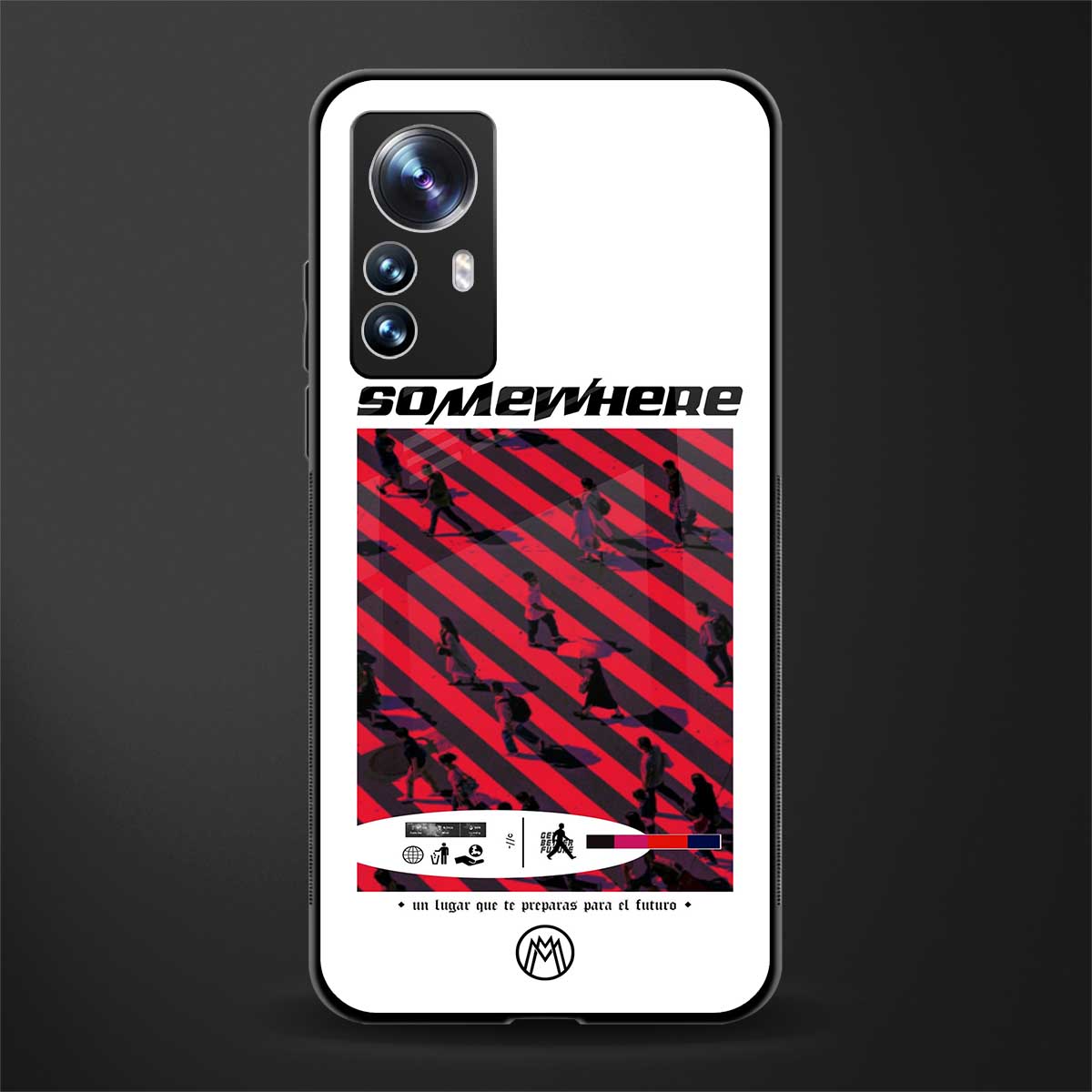 somewhere on the planet back phone cover | glass case for xiaomi 12 pro