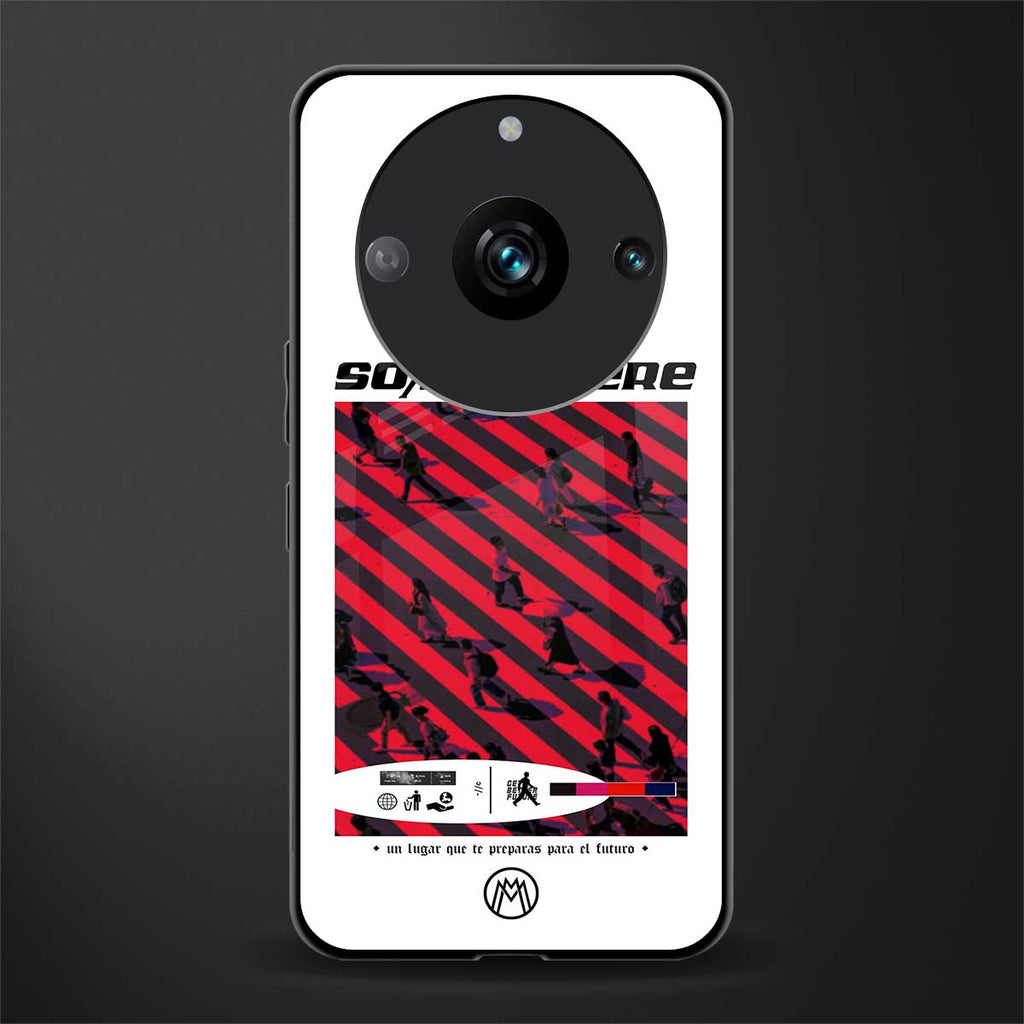 somewhere on the planet back phone cover | glass case for realme 11 pro 5g