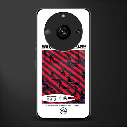somewhere on the planet back phone cover | glass case for realme 11 pro 5g