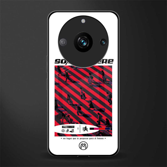 somewhere on the planet back phone cover | glass case for realme 11 pro 5g