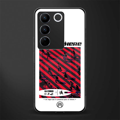 somewhere on the planet back phone cover | glass case for vivo v27 pro 5g