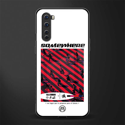 somewhere on the planet glass case for oneplus nord ac2001 image