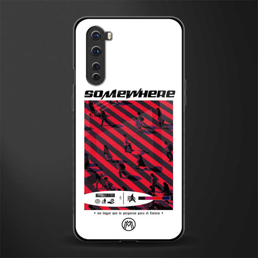 somewhere on the planet glass case for oneplus nord ac2001 image