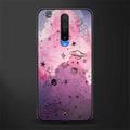 space pink aesthetic glass case for poco x2 image