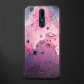 space pink aesthetic glass case for oppo f11 image