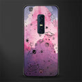 space pink aesthetic glass case for vivo v17 pro image