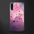 space pink aesthetic glass case for samsung galaxy a50s image