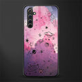 space pink aesthetic glass case for realme 6 image