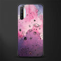 space pink aesthetic glass case for realme x2 image