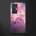 space pink aesthetic glass case for vivo x70 pro plus image