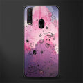 space pink aesthetic glass case for vivo y17 image