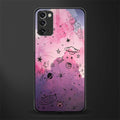 space pink aesthetic glass case for samsung galaxy note 20 image