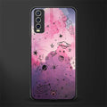 space pink aesthetic glass case for vivo y12g image