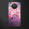 space pink aesthetic glass case for mi 10i image