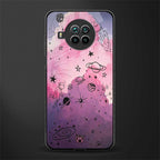 space pink aesthetic glass case for mi 10i image
