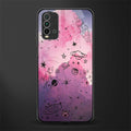 space pink aesthetic glass case for redmi 9 power image