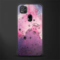 space pink aesthetic glass case for poco c31 image
