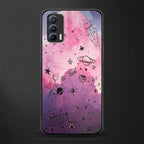 space pink aesthetic glass case for realme x7 image
