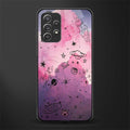 space pink aesthetic glass case for samsung galaxy a52s 5g image