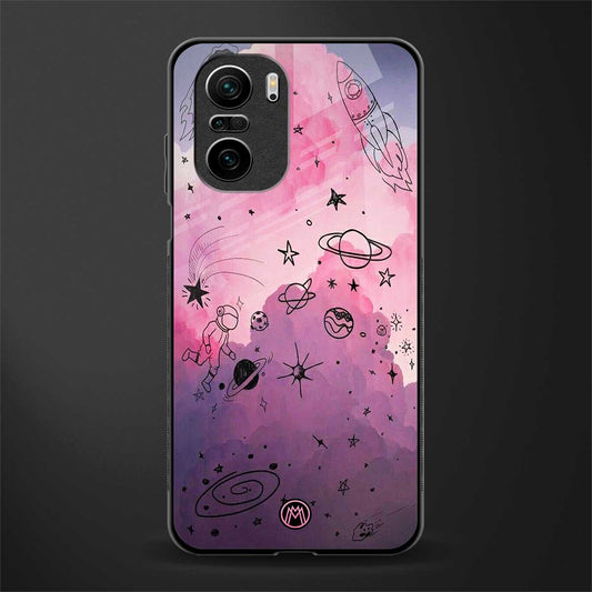 space pink aesthetic glass case for mi 11x 5g image
