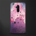 space pink aesthetic glass case for oneplus 7t pro image