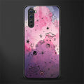 space pink aesthetic glass case for oneplus nord ac2001 image