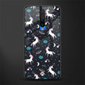 spatial unicorn galaxy glass case for poco x2 image