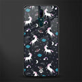 spatial unicorn galaxy glass case for oppo a9 image