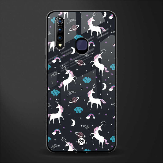 spatial unicorn galaxy glass case for vivo z1 pro image