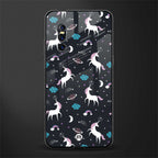 spatial unicorn galaxy glass case for vivo v15 pro image