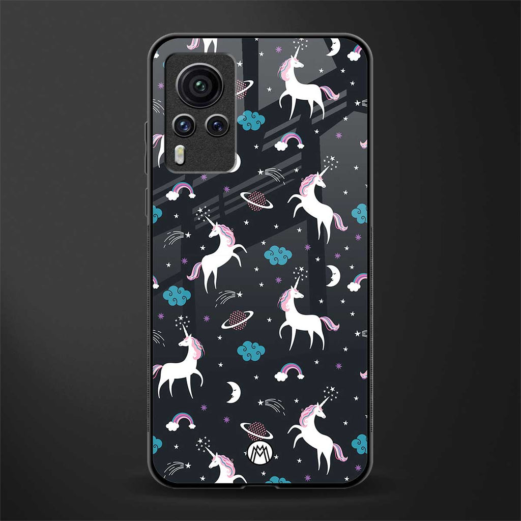 spatial unicorn galaxy glass case for vivo x60 pro image