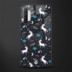 spatial unicorn galaxy glass case for realme x2 image
