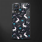 spatial unicorn galaxy glass case for vivo v21 5g image