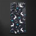 spatial unicorn galaxy glass case for oppo f19 image