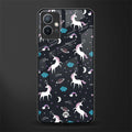spatial unicorn galaxy glass case for vivo y75 5g image