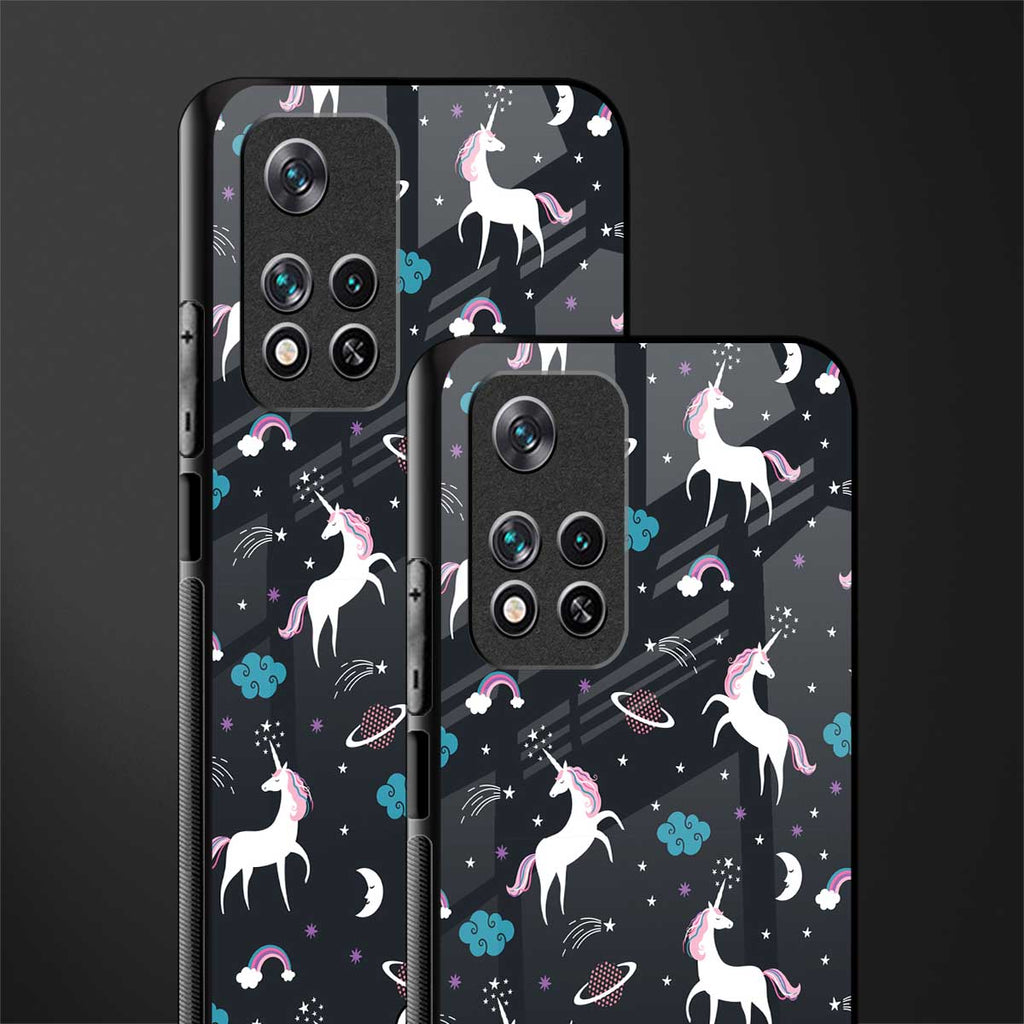 spatial unicorn galaxy glass case for xiaomi 11i 5g image-2