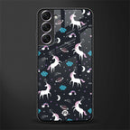 spatial unicorn galaxy glass case for samsung galaxy s21 fe 5g image