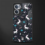 spatial unicorn galaxy glass case for oneplus nord ce 2 5g image