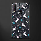 spatial unicorn galaxy glass case for vivo y17 image