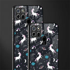 spatial unicorn galaxy glass case for realme narzo 30a image-2