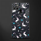 spatial unicorn galaxy glass case for realme narzo 20 image