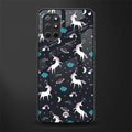spatial unicorn galaxy glass case for oneplus 8t image