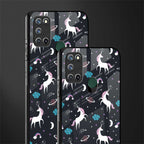 spatial unicorn galaxy glass case for realme 7i image-2