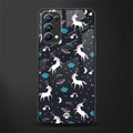 spatial unicorn galaxy glass case for oppo reno 5 pro image
