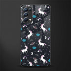 spatial unicorn galaxy glass case for oppo reno 5 pro image